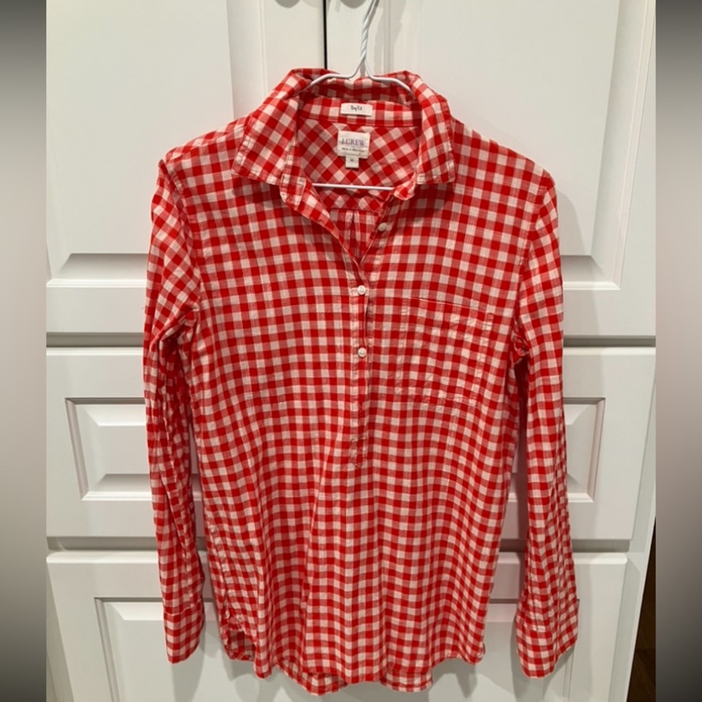 Jcrew gingham tunic